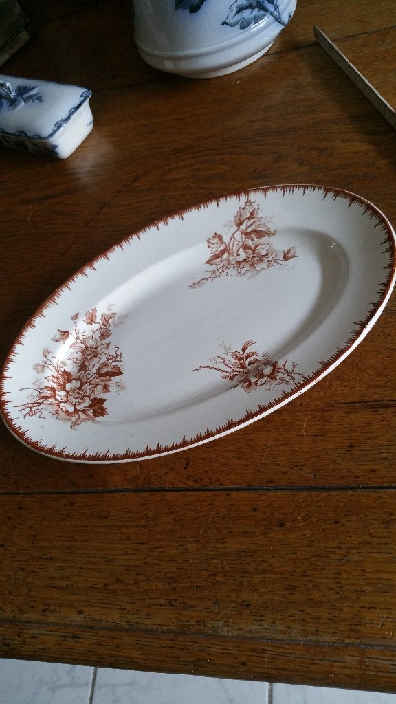 prachtige gave serveerschaal societe ceramique serie OLGA, Ophalen of Verzenden
