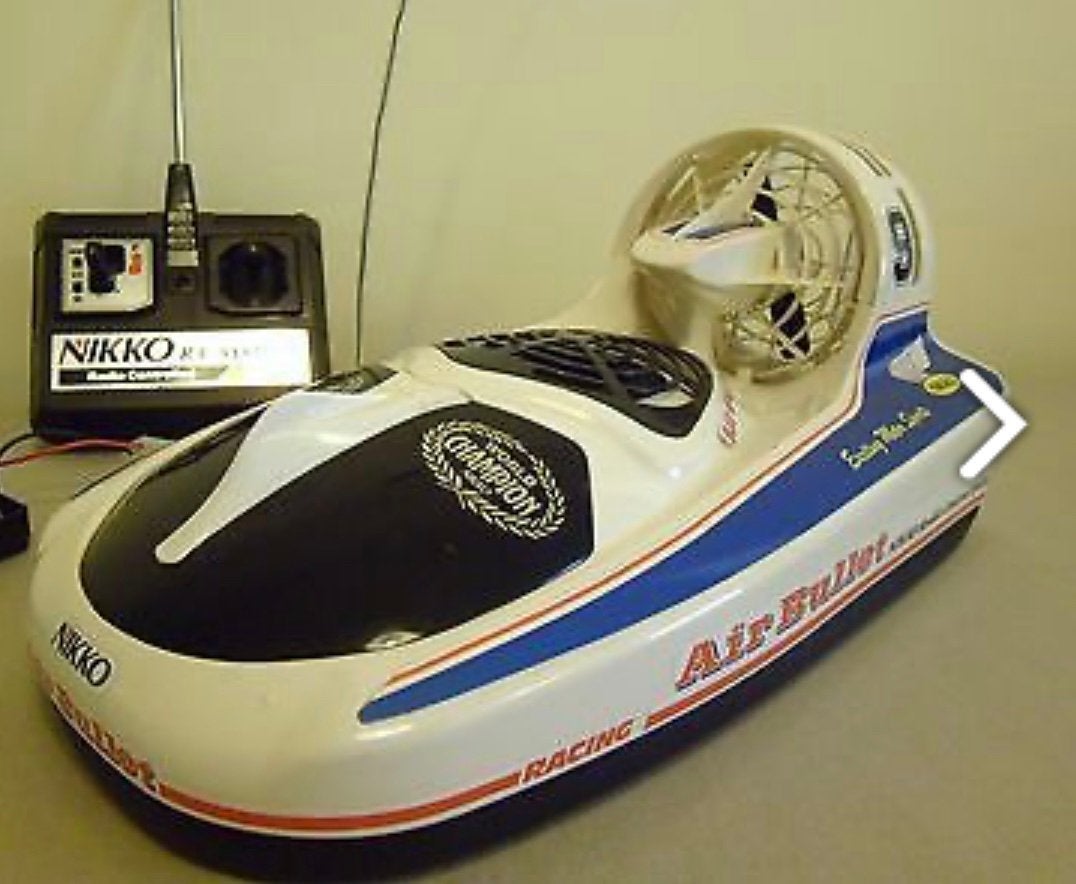 Nikko Air Bullet RC Hovercraft - werkend vintage, Overige merken, Ophalen of Verzenden, Zo goed als nieuw, Groter dan 1:32