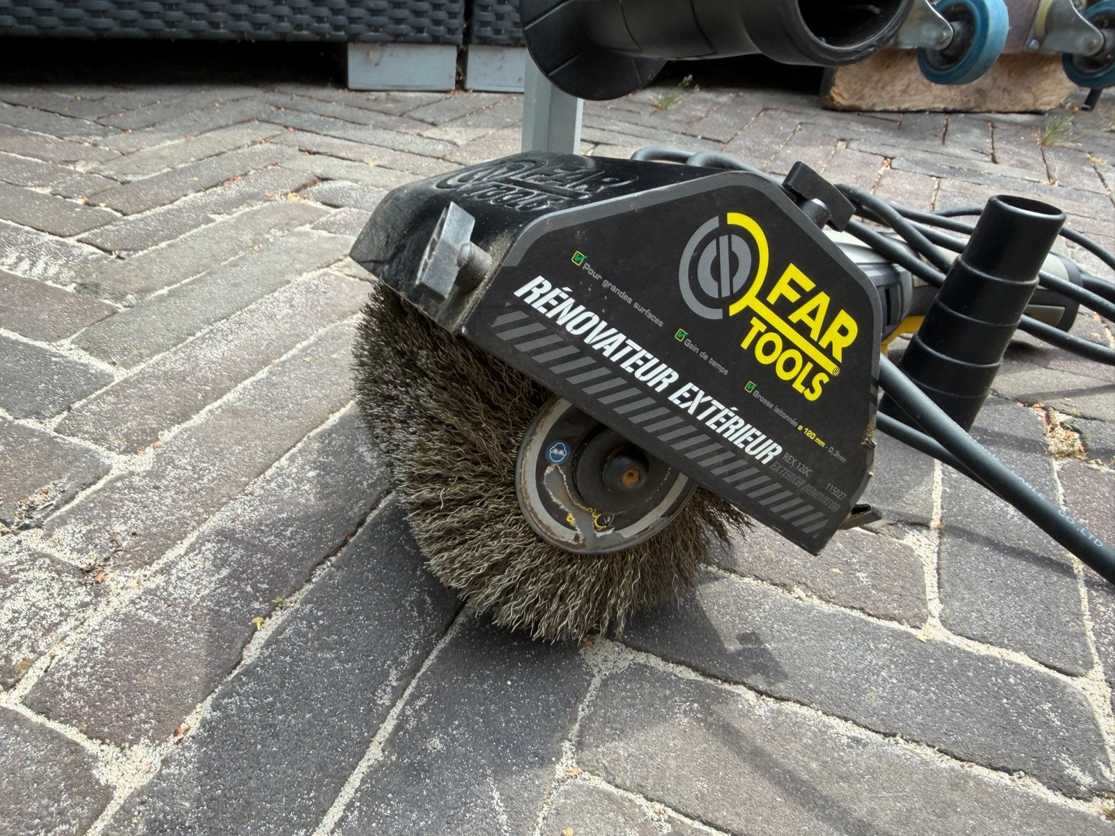 Fartools REX 120 Schuurmachine 1300W voor buitenrenovatie, Ophalen, Zo goed als nieuw, 1200 watt of meer, Overige typen