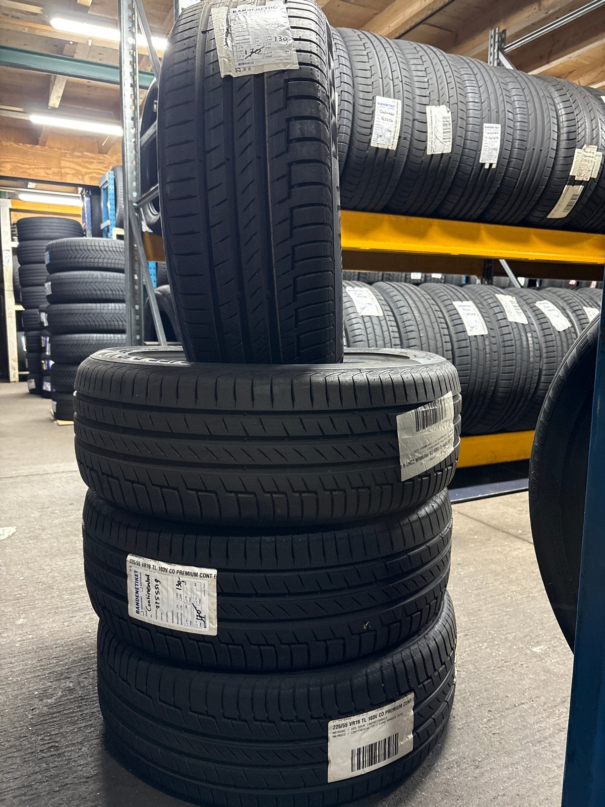 Continental PremiumContact 6 225/55 R19 103V Zomerbanden, Gebruikt, Band(en), Personenwagen, Ophalen
