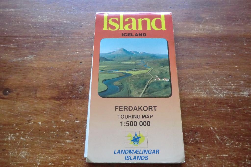 landkaart - Ijsland / Island - Ferdakort (1995), Ophalen of Verzenden, Gelezen, Overige merken, Europa