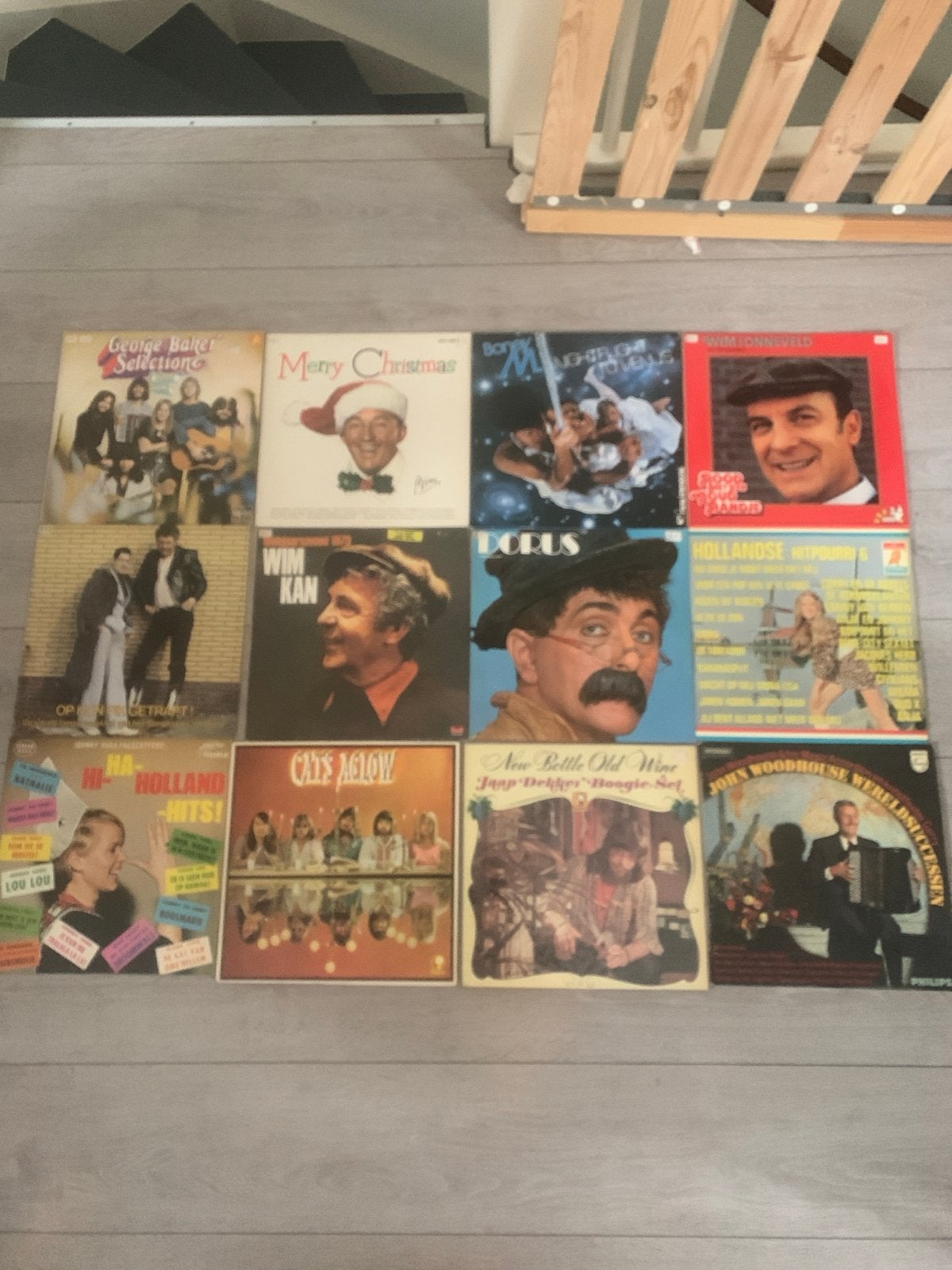 Diverse LP's: Pop, Kerst, Hollandse hits en meer, Cd's en Dvd's, Ophalen, LP, Gebruikt, Pop