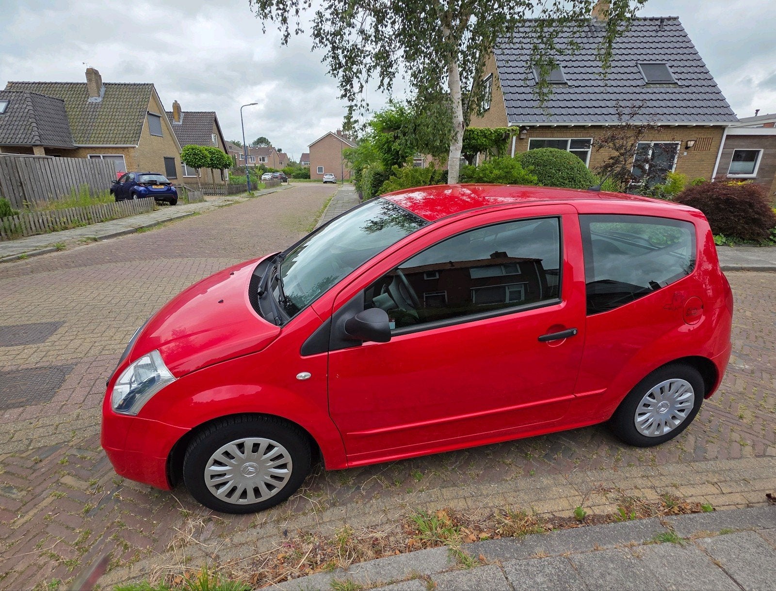Citroën C2 1.1 I 2008 Rood - nieuwe APK juni 2027, Voorwielaandrijving, 31 €/maand, 4 cilinders, 4 stoelen