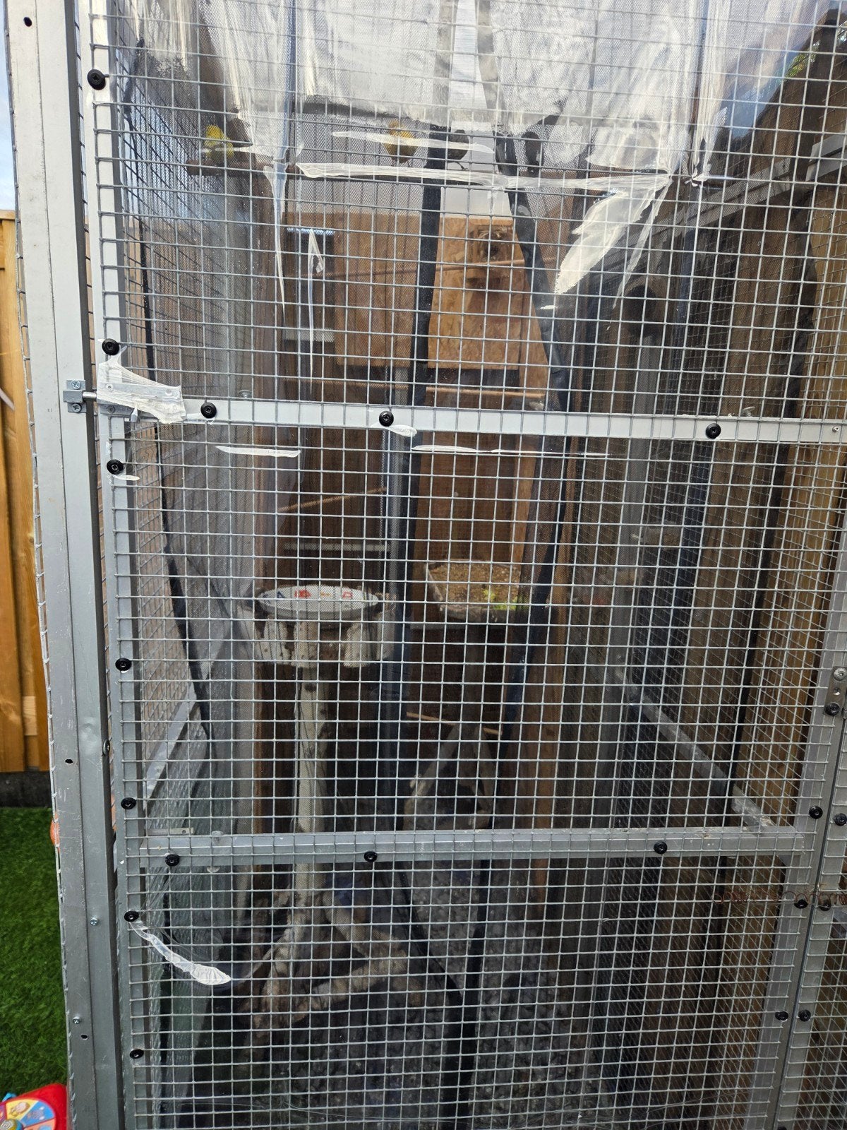 vogels volière met kanaries, Dieren en Toebehoren, Ophalen of Verzenden, Aluminium, Volière