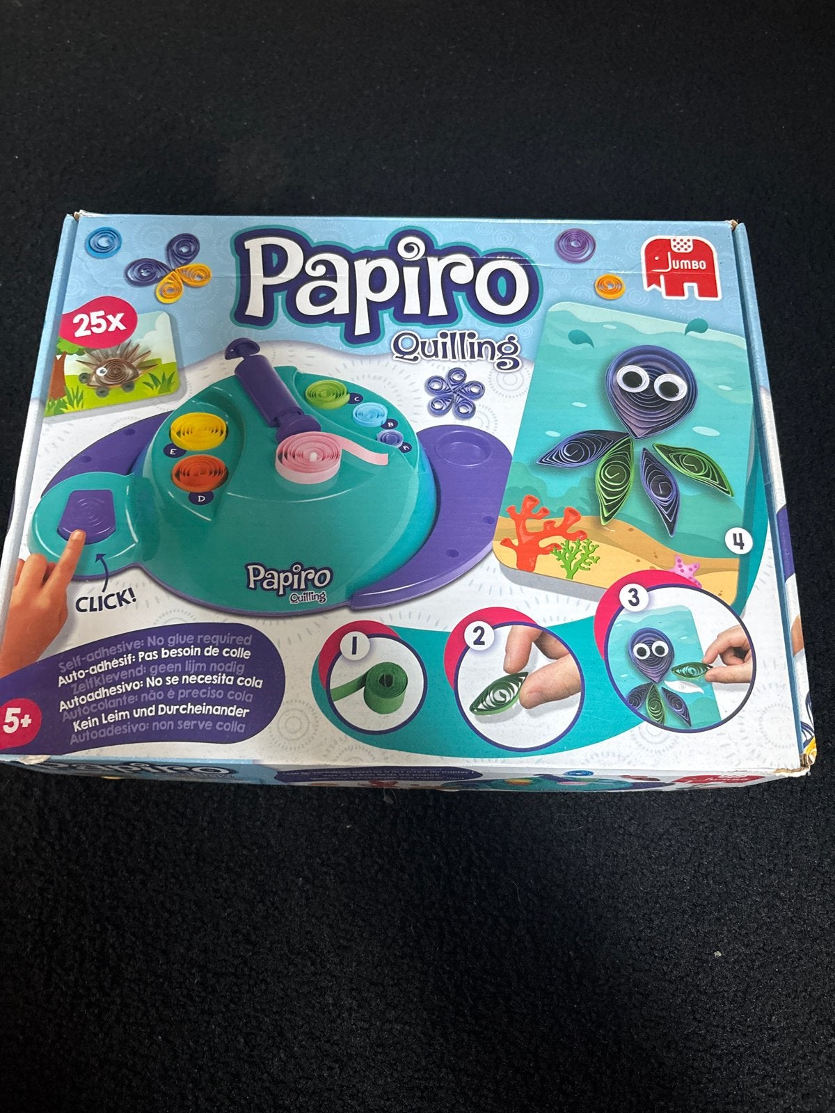 Jumbo Papiro Quilling knutselset - Zelfklevend, Ophalen of Verzenden, Gebruikt, Knutselen