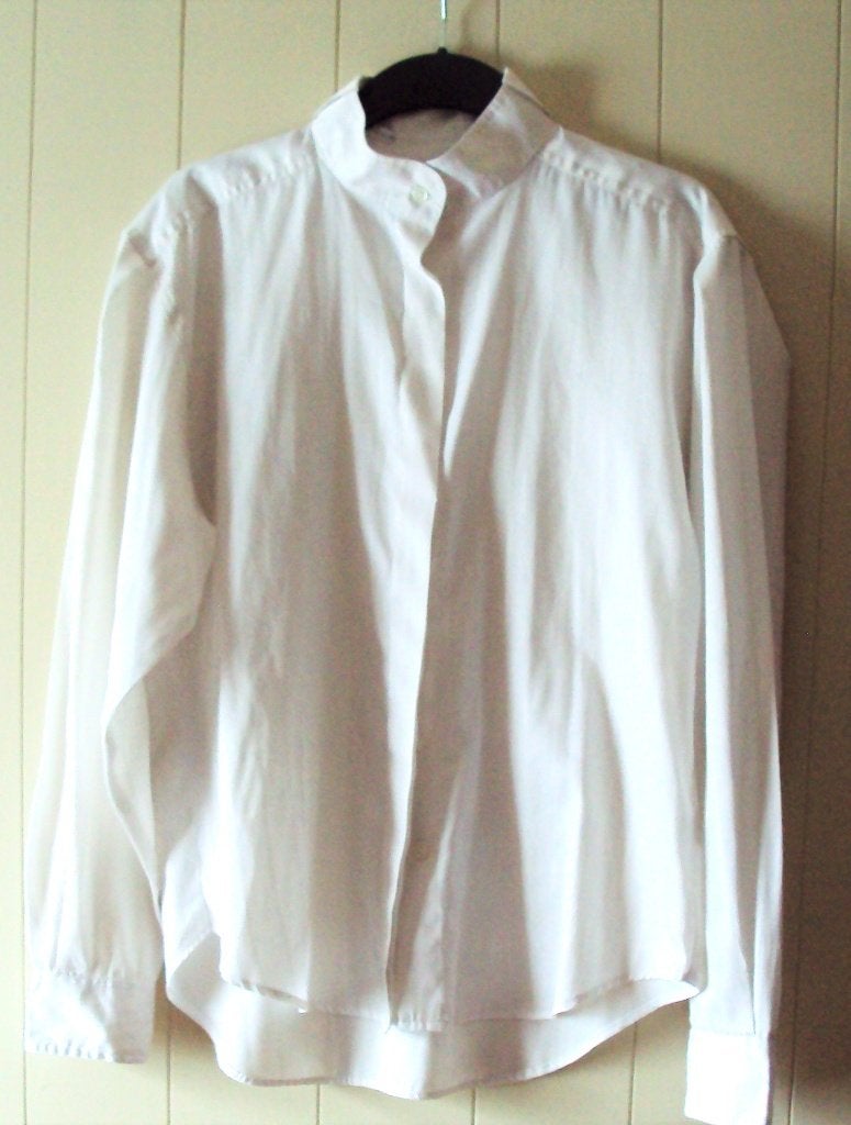 Dressuur blouse met boord maat 42, Gebruikt, Dressuur, Ophalen of Verzenden, Dames