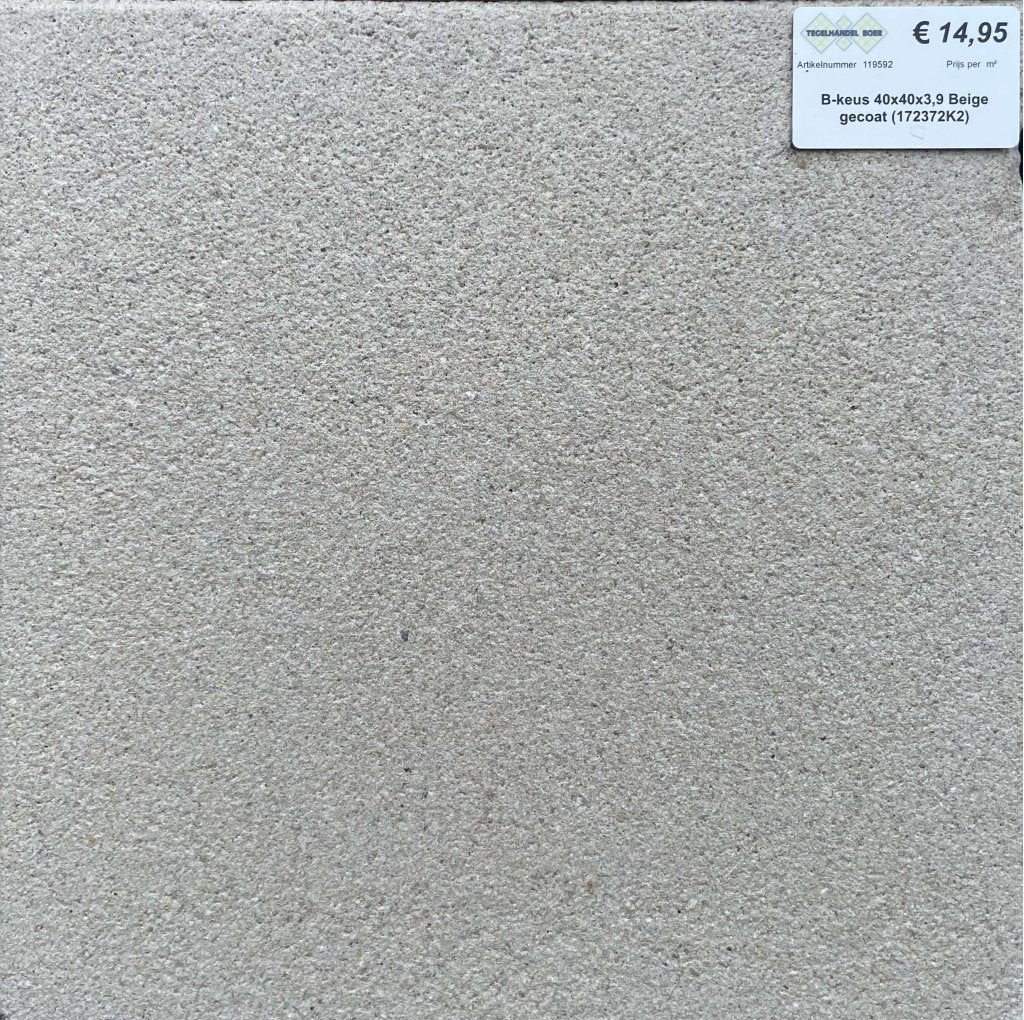 Voordelige B-keus terrastegels 40x40x4 Beige gecoat, Niet ingevuld, Niet ingevuld, Nieuw, Ophalen of Verzenden