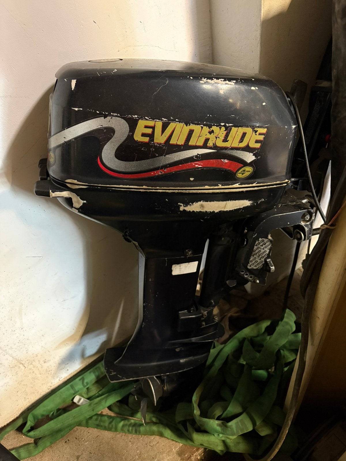 6 PK Evinrude 4 takt kortstaart, Ophalen, Gebruikt, 5 tot 10 pk, Viertaktmotor