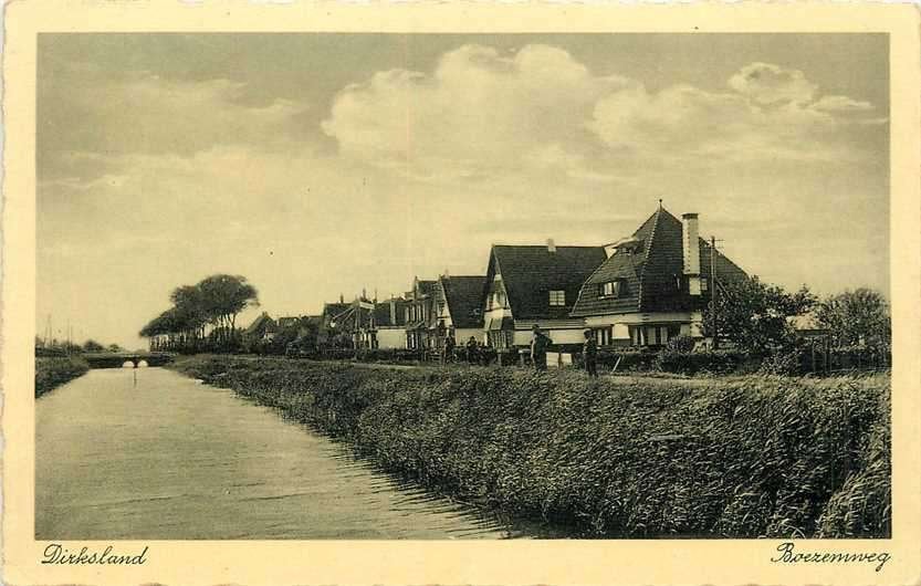380-770-015 Dirksland  Boezemweg, Verzamelen, Verzenden, Voor 1920, Zuid-Holland