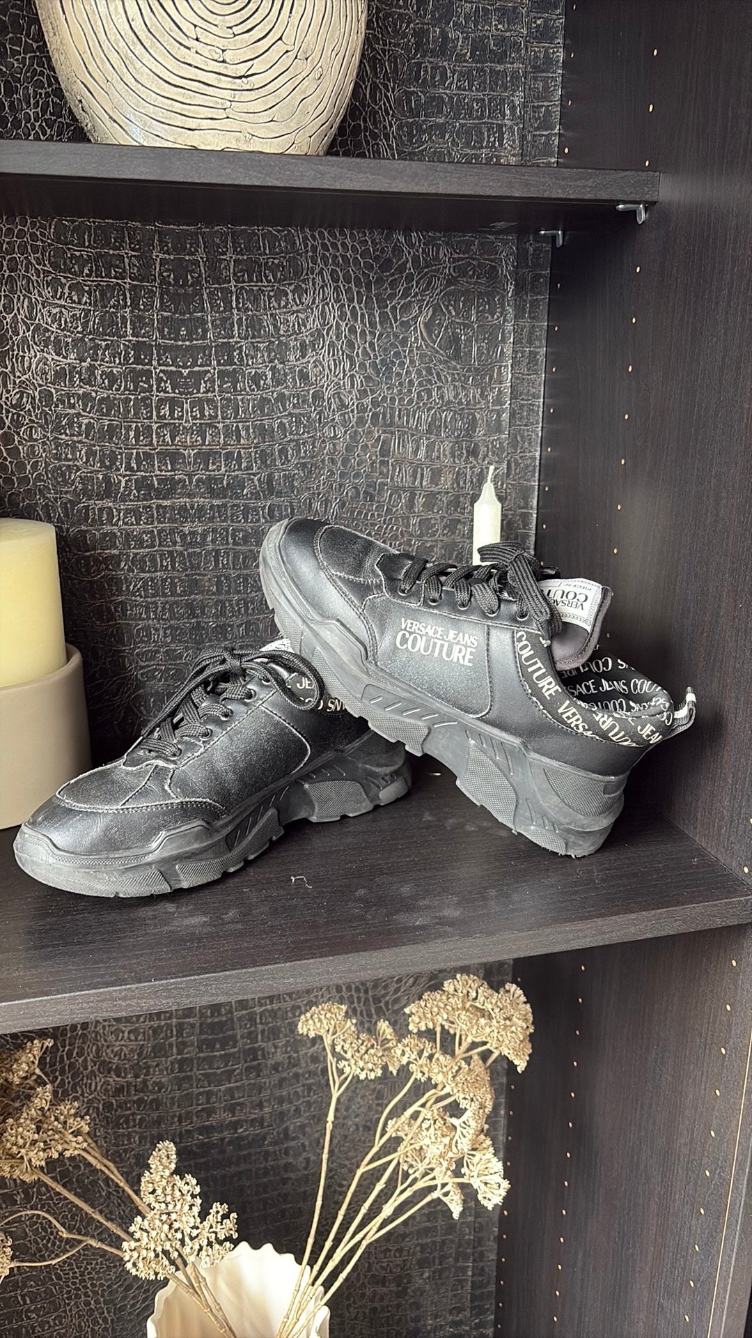 Versace Jeans Couture schoenen maat 40, Ophalen of Verzenden, Gedragen, Zwart
