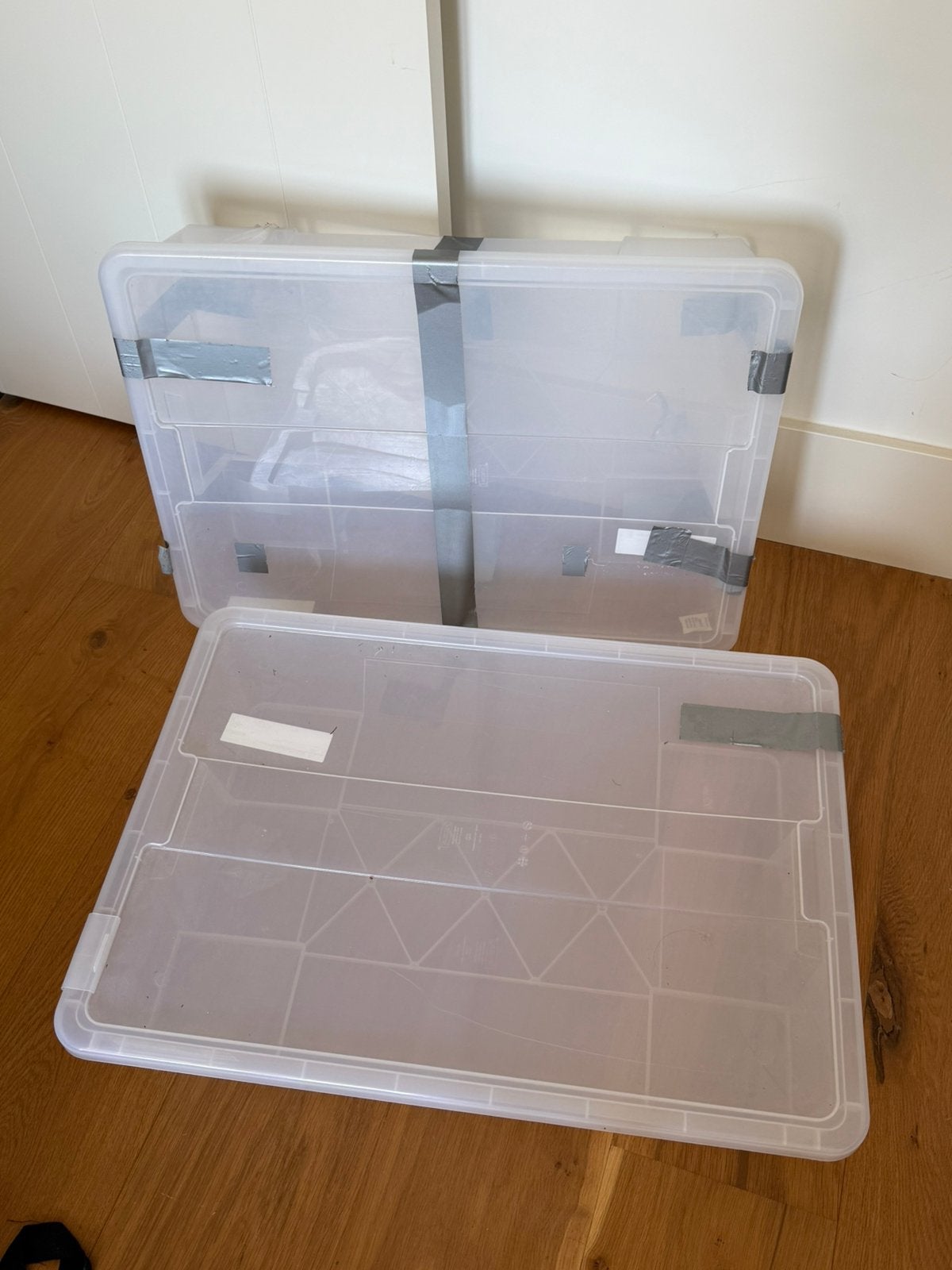 Ikea samla 2 boxes with lid, Doe-het-zelf en Verbouw, Kratten en Dozen, Ophalen, 40 tot 60 cm, Minder dan 35 cm, 75 tot 100 cm