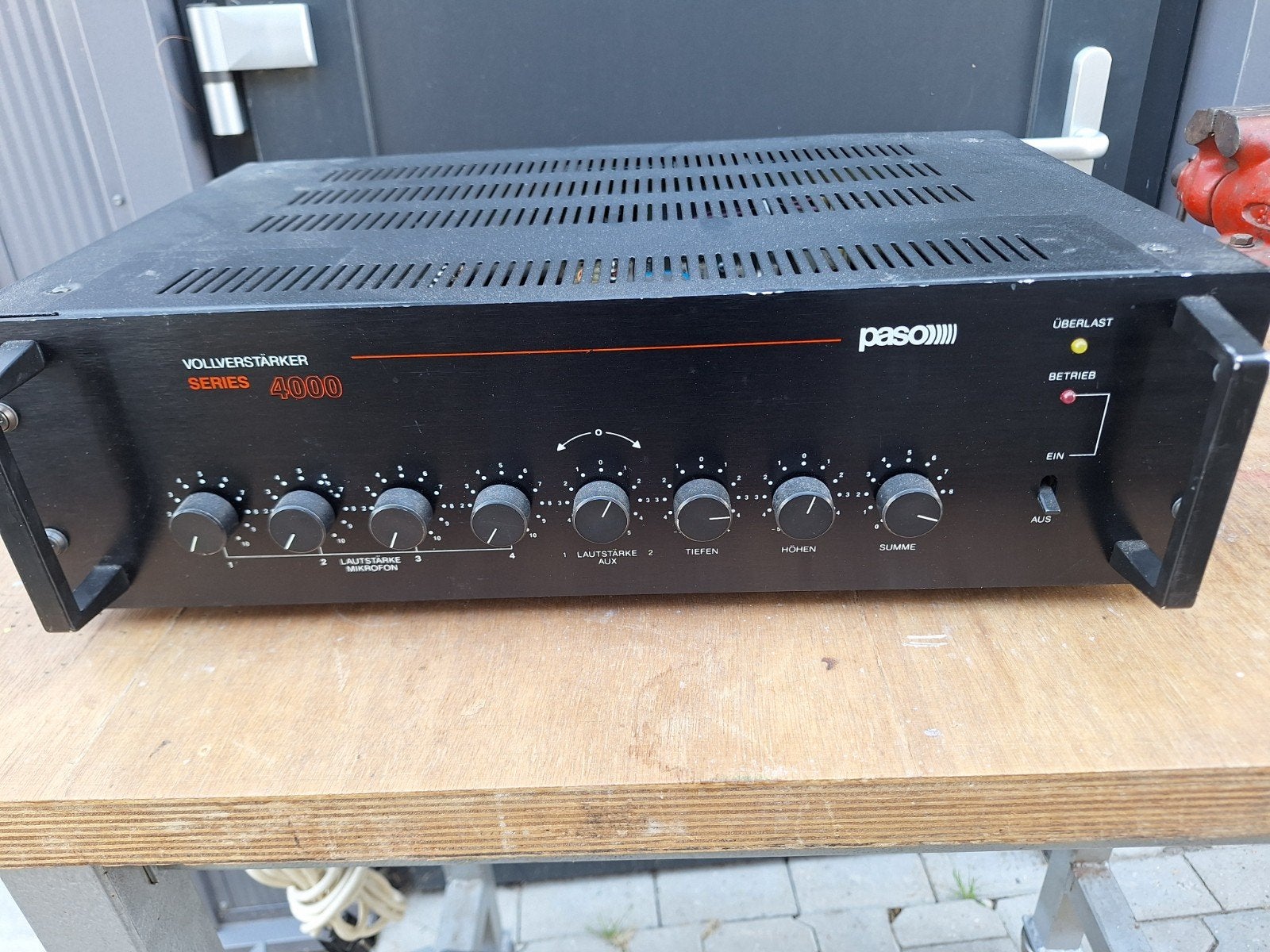 Paso Vollverstärker Series 4000 - Vintage Versterker, Audio, Tv en Foto, Overige merken, Ophalen of Verzenden, 120 watt of meer