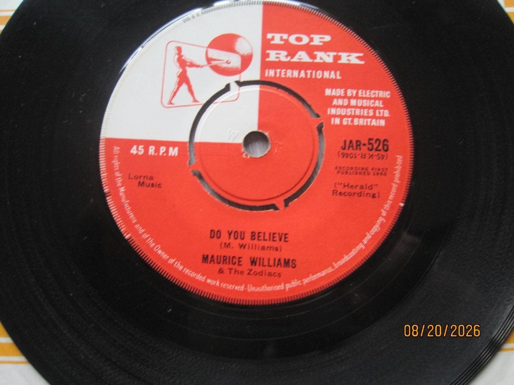 Maurice Williams & The Zodiacs   -   Stay, 7 inch, Ophalen of Verzenden, Zo goed als nieuw, Overige typen