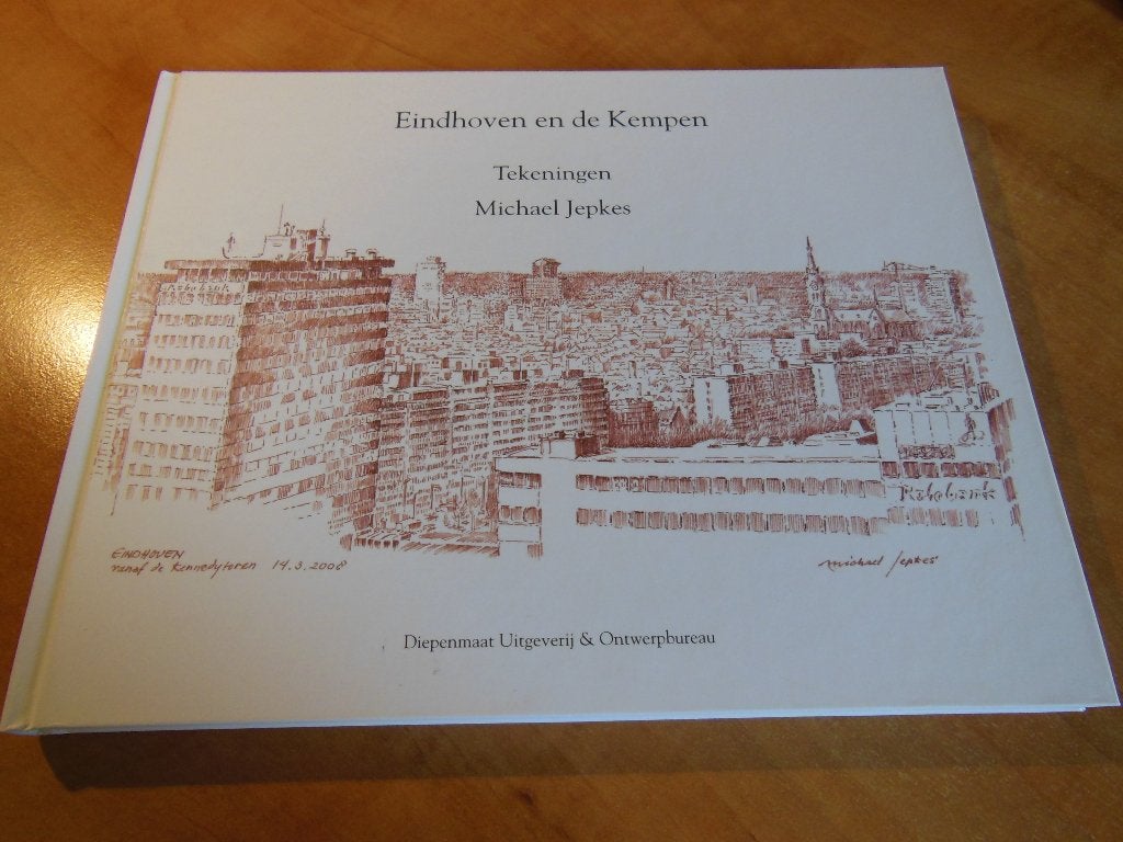Eindhoven/Kempen, tekeningen M. Jepkes, nieuw, 100 stuks, Boeken, Ophalen, Nieuw, Schilder- en Tekenkunst, Michael Jepkes