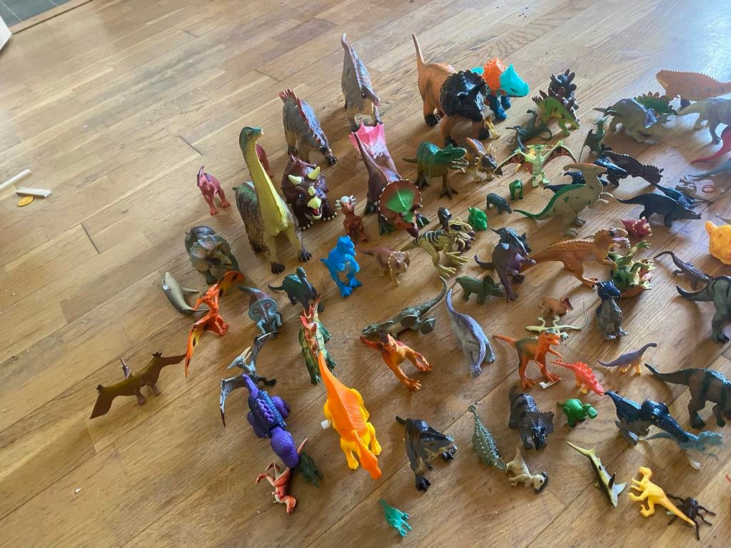 Grote collectie speelgoed dinosaurussen, Ophalen of Verzenden, Gebruikt, Jongen of Meisje