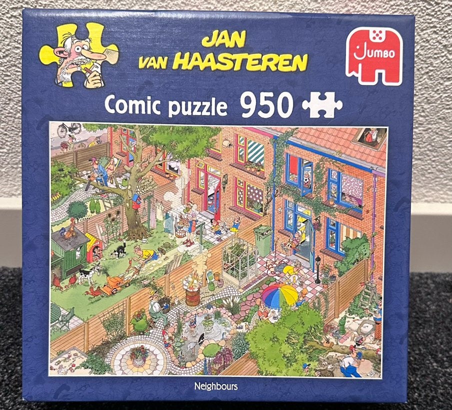 NEIGHBOURS - DE BUREN Jan van Haasteren puzzel 950 stukjes, Ophalen of Verzenden, 500 t/m 1500 stukjes, Zo goed als nieuw, Legpuzzel