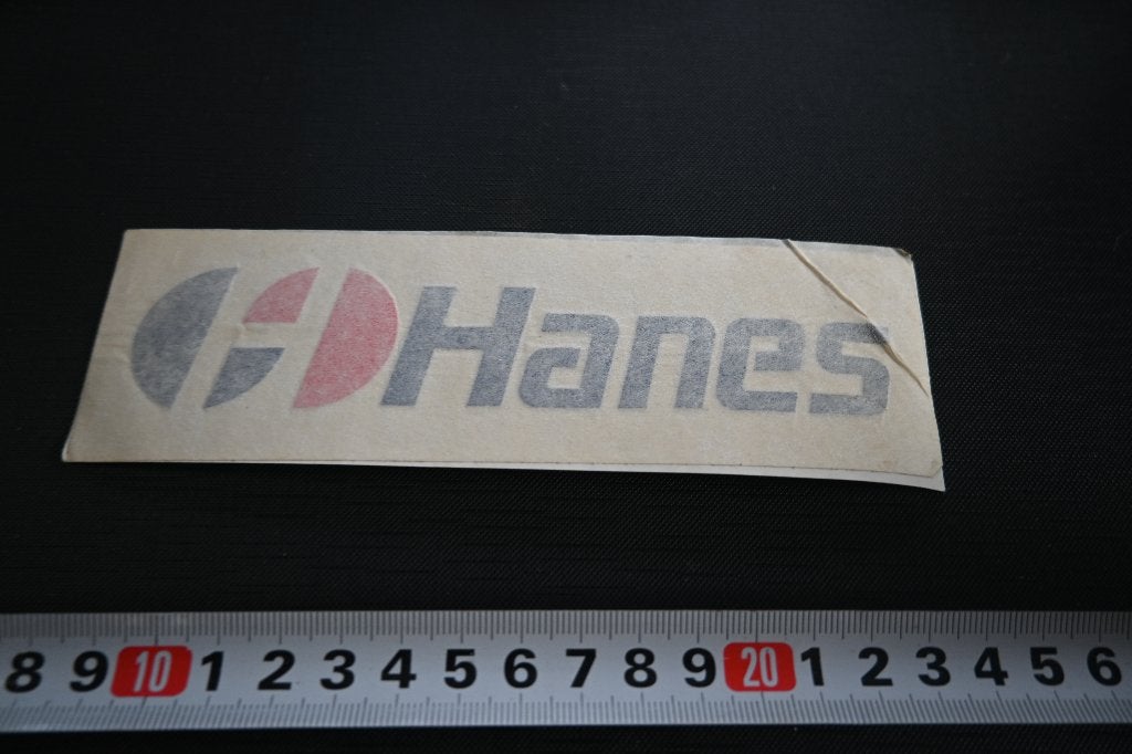 sticker decal transfer logo HANES, Ophalen of Verzenden, Zo goed als nieuw