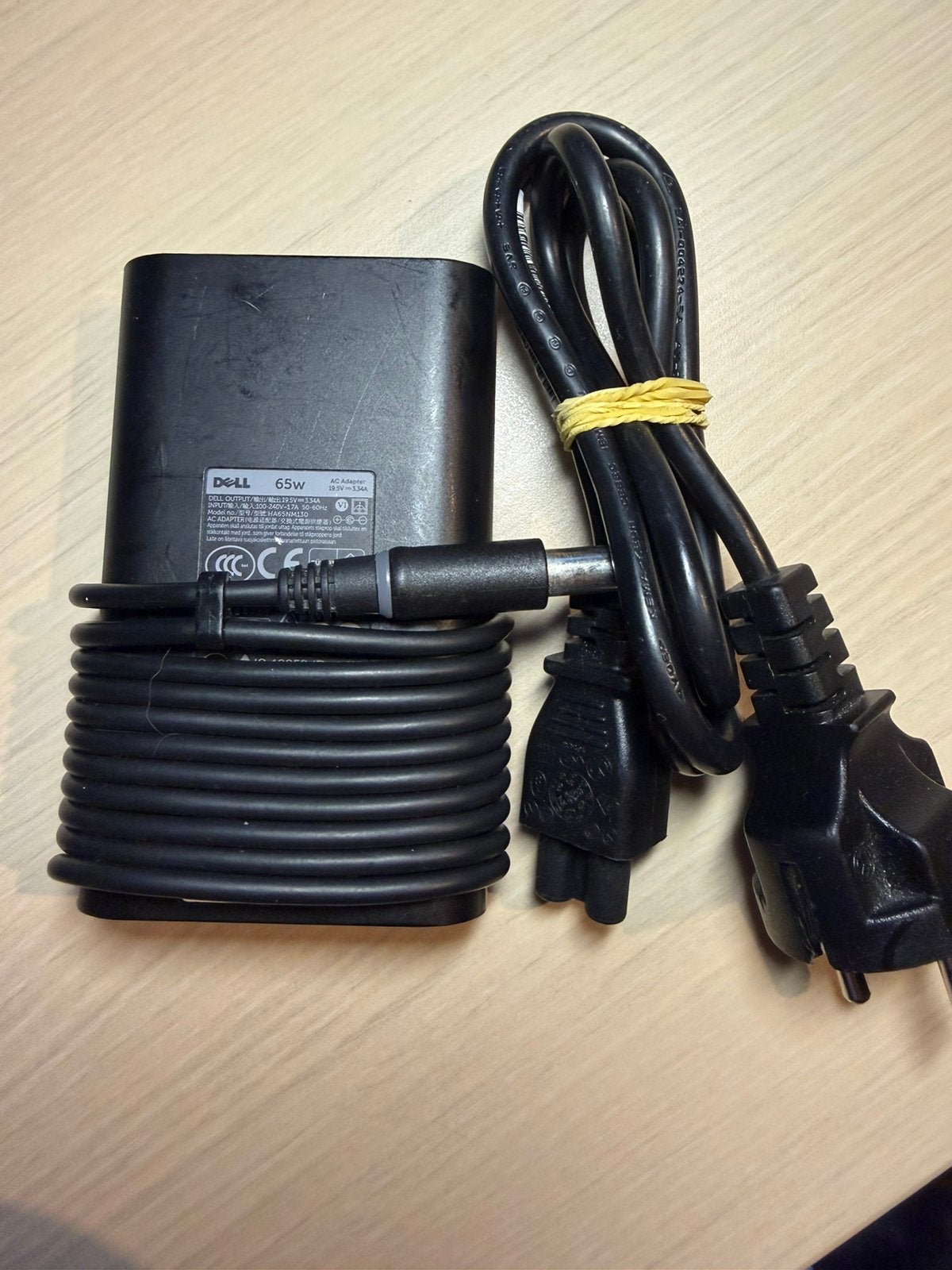 65W Dell Laptop Adapter - 7,4mm, Computers en Software, Ophalen of Verzenden, Zo goed als nieuw, Dell