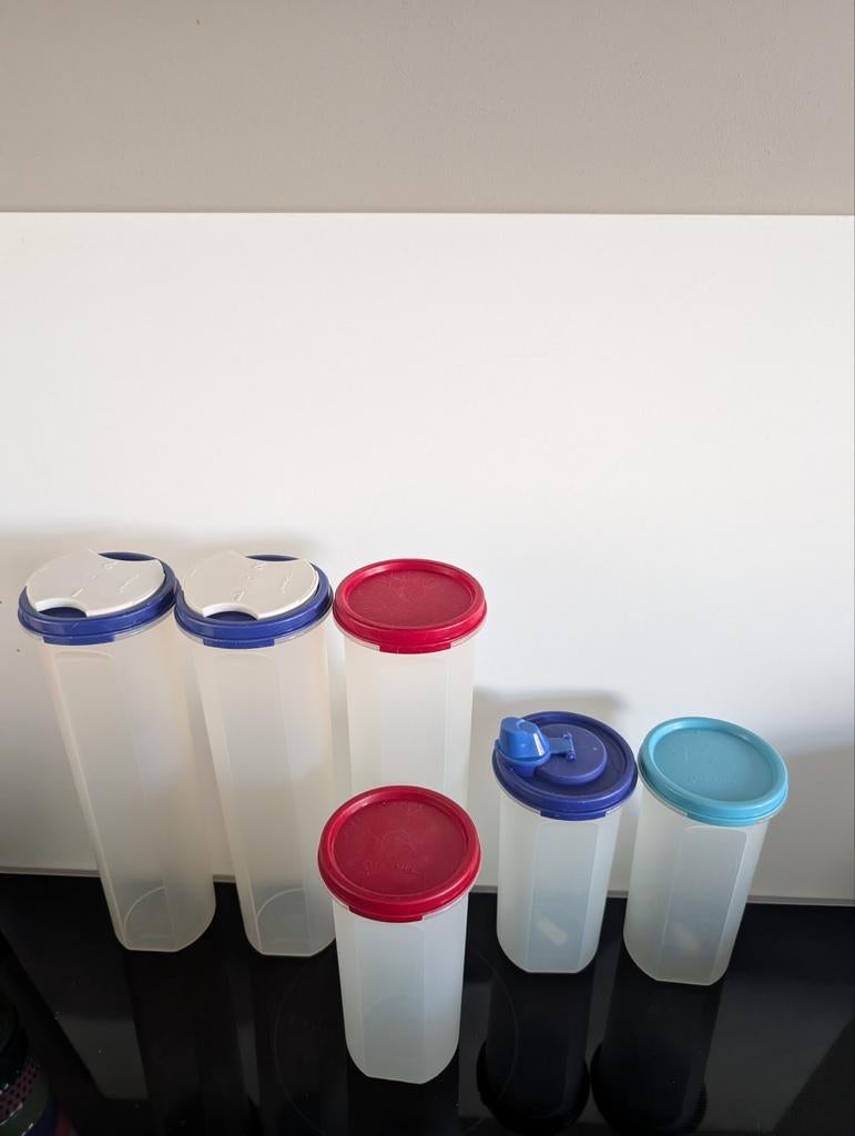Tupperware spaghetti bus, bussen, Ophalen of Verzenden, Nieuw, Blauw, Overige typen