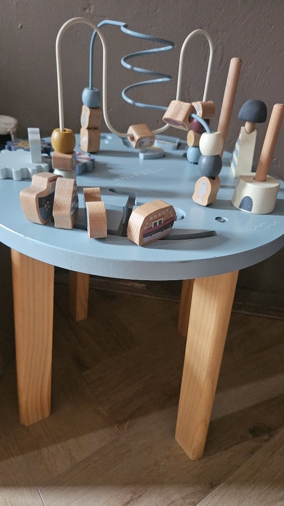 Activiteiten speeltafel little dutch, Kinderen en Baby's, Speelgoed | Houten speelgoed, Ophalen, Zo goed als nieuw, Overige typen