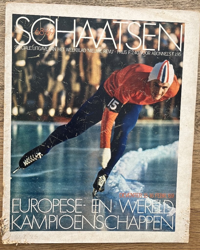 Schaatsen 68-69 - Speciale uitgave Nieuwe Revu, Boeken, Ophalen of Verzenden, Gelezen, Wintersport