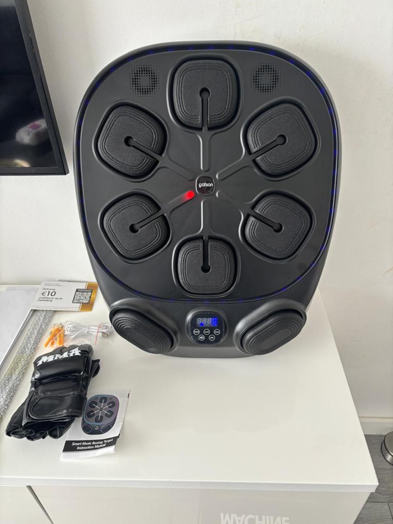 Gatson pro boxing machine met muziek,bokshandschoenen NIEUW, Ophalen of Verzenden, Nieuw, Bokszak