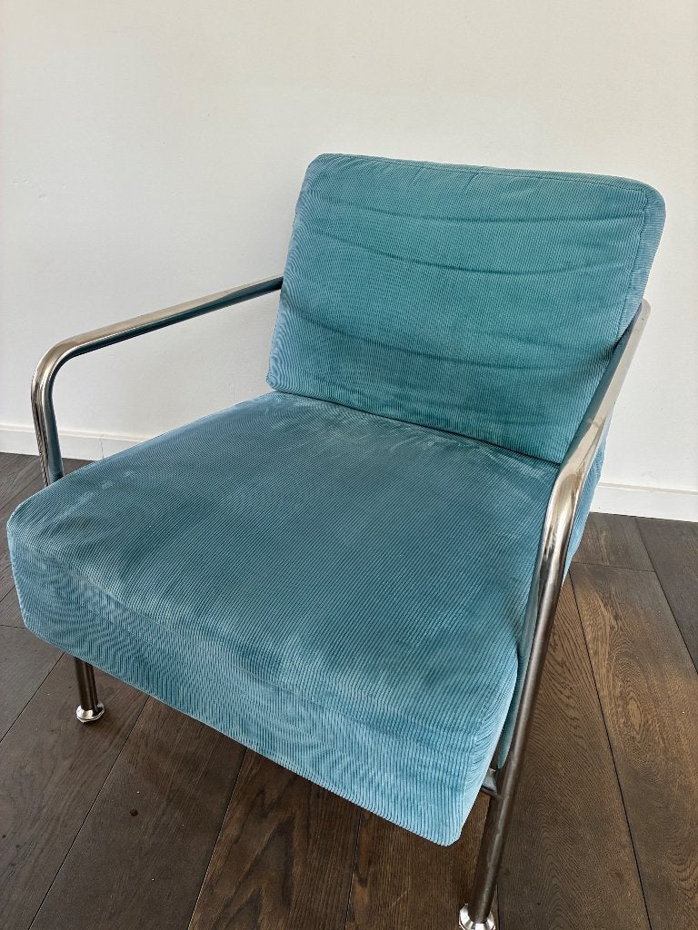 Fauteuil X-bang van Zuiver, Huis en Inrichting, Fauteuils, Ophalen, Gebruikt, 75 tot 100 cm, Stof
