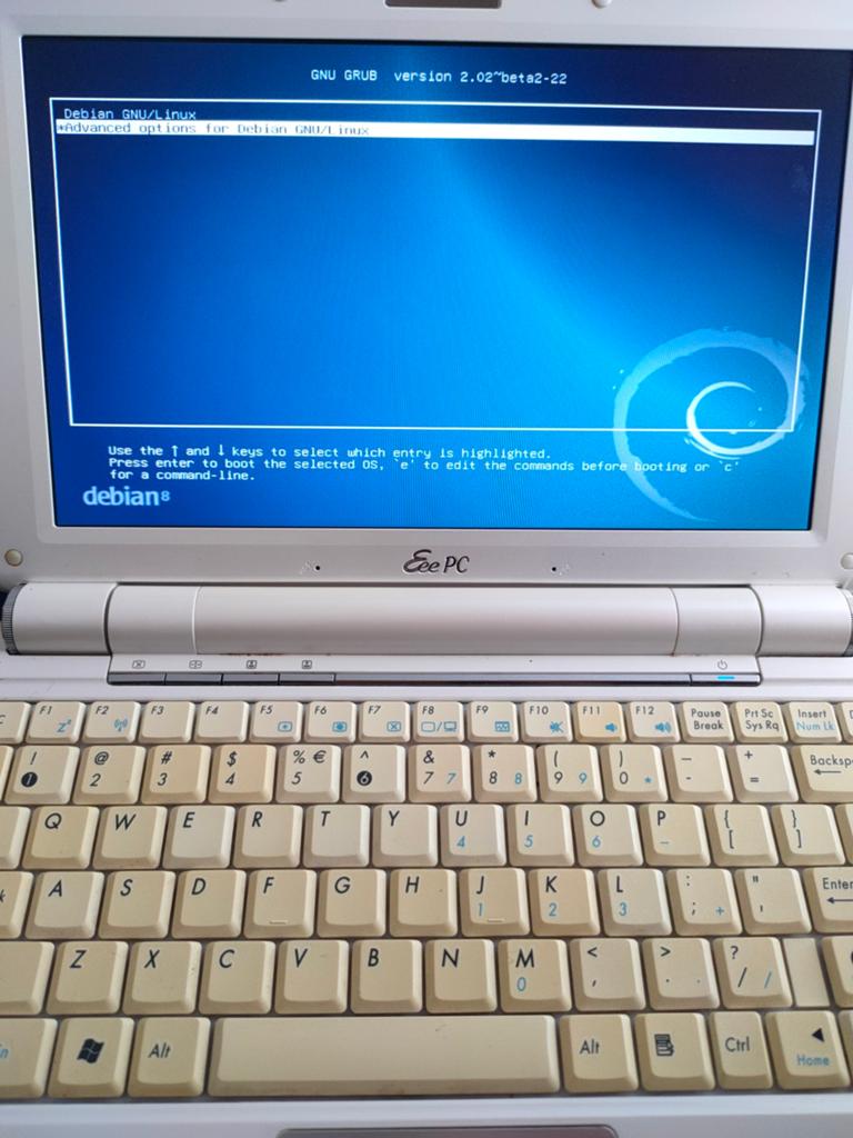Vintage Laptop Asus Eee linux, Ophalen, Asus