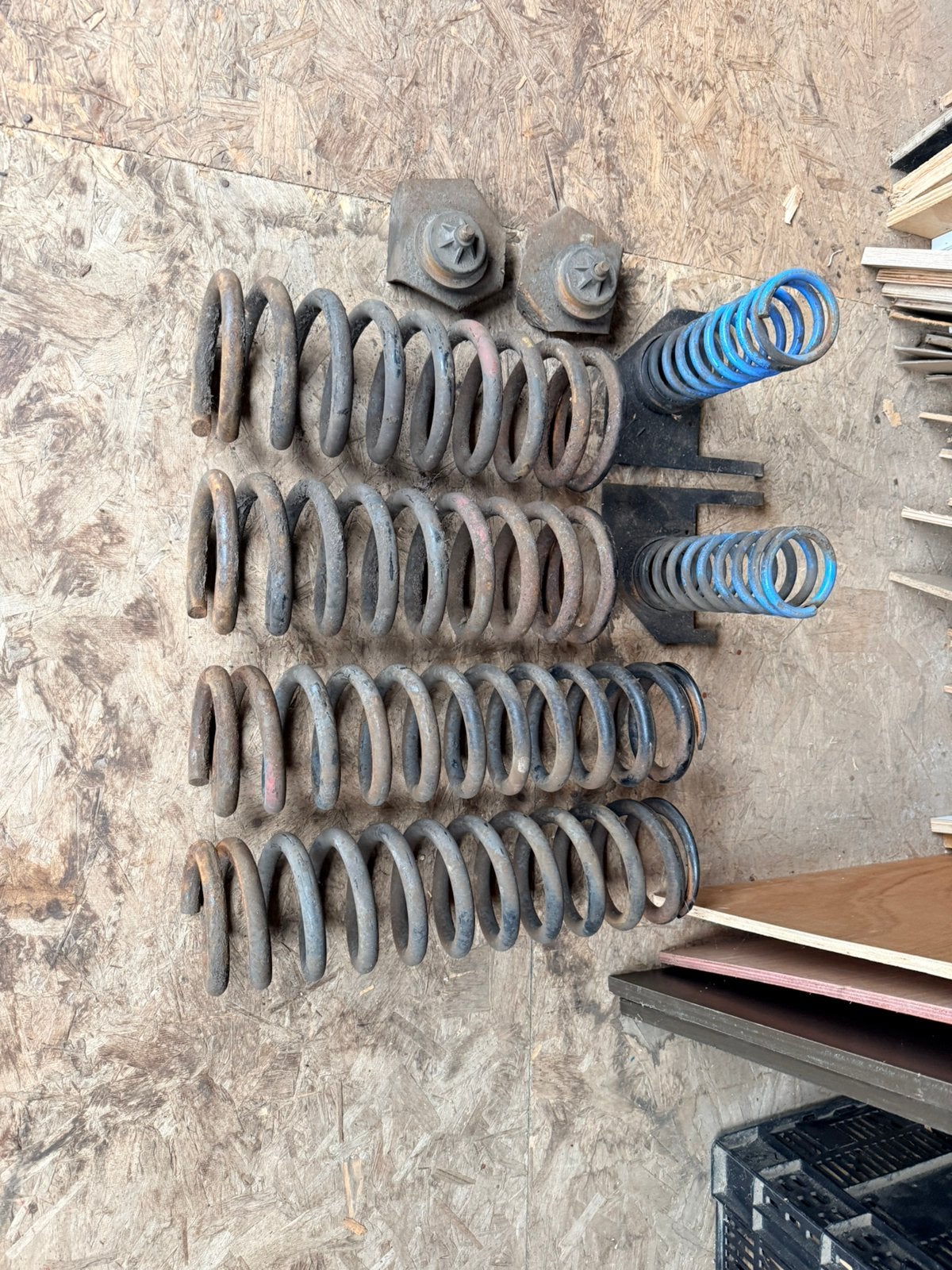Verenset incl. Hulpveren mercedes w126, Ophalen, Gebruikt, Mercedes-Benz