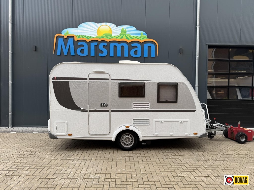 Knaus Sport 400 QD Nieuw staat | Compleet, Caravans en Kamperen, Treinzit, 750 - 1000 kg, Schokbreker, Knaus