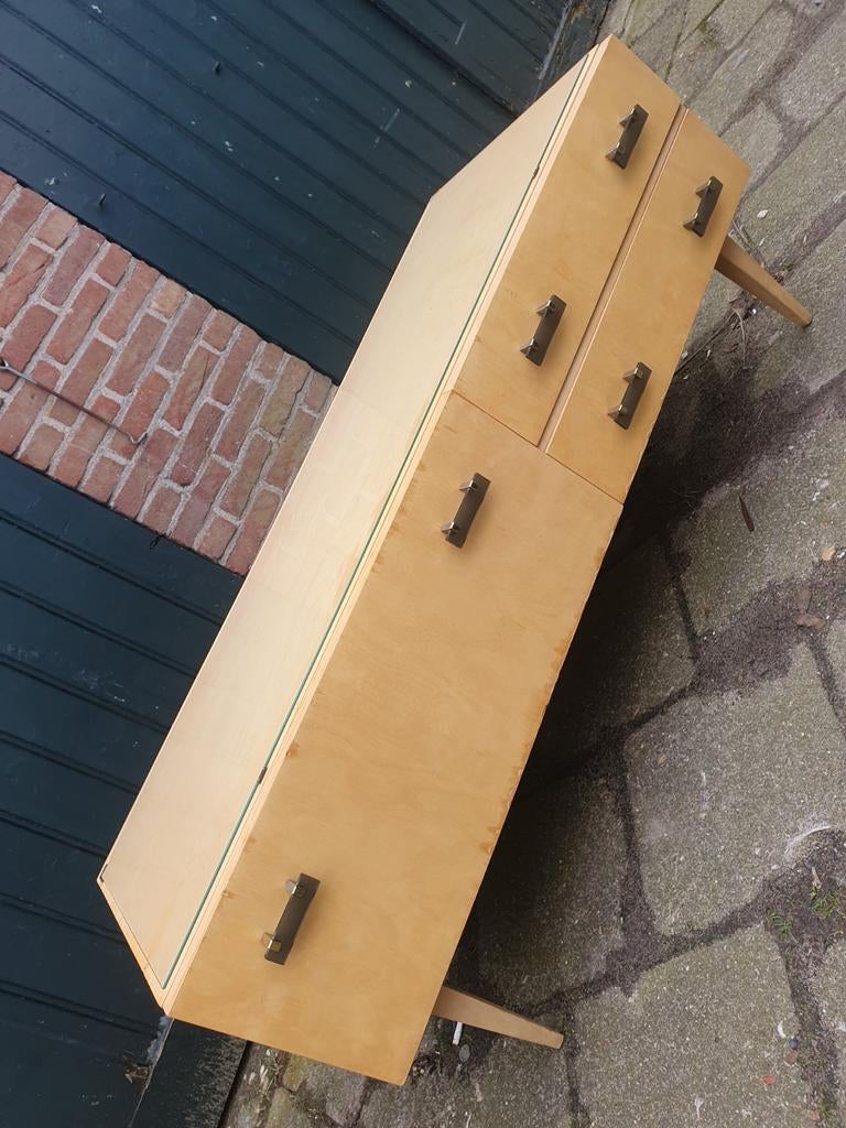 Vintage TV kaat, Huis en Inrichting, Ophalen, Gebruikt, Sixties, Teakhout