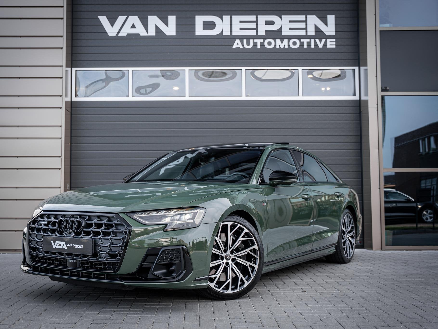 Audi A8 60 TFSI e quattro - 3x-Sline l 4WS l AUDI EXCLUSIVE, Auto's, Automaat, Dealer onderhouden, Gebruikt, 2995 cc