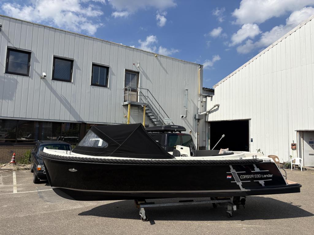 Corsiva 590 Tender + Suzuki 25pk. Compleet en Vaarklaar, 6 m, Corsiva, Overige typen, Gebruikt