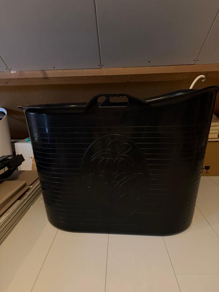 Bathbucket xl zwart, Ophalen, Overige typen, 50 tot 100 cm, Zo goed als nieuw