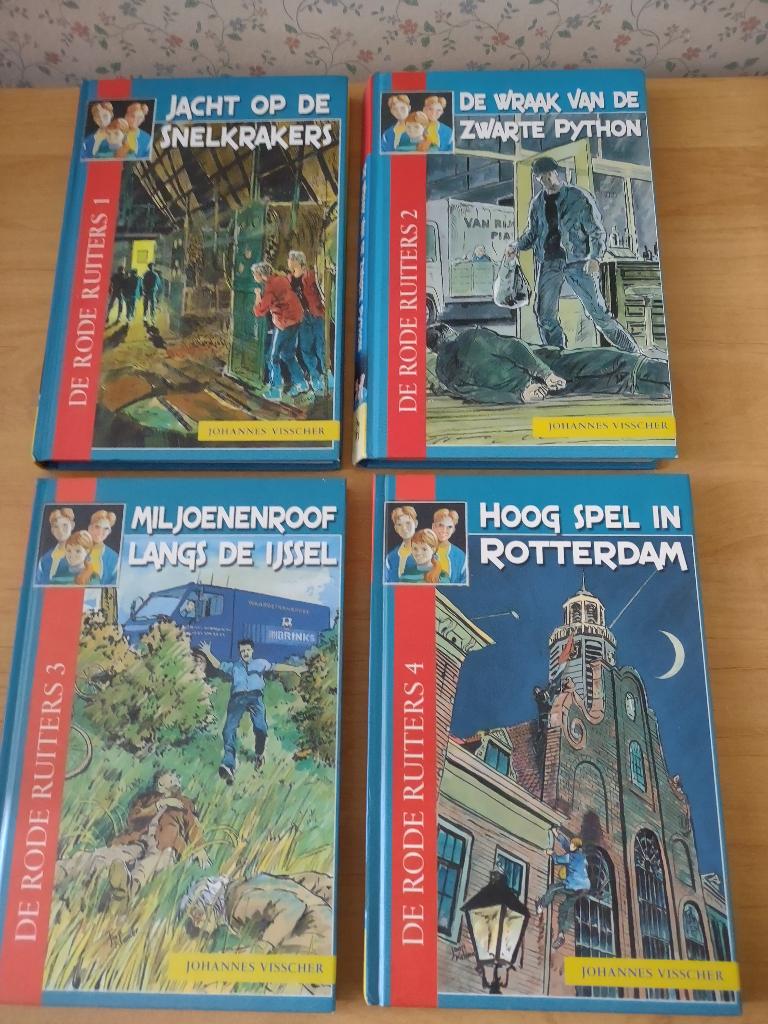 De rode ruiters (1 tm 4)- Johannes Visscher, Boeken, Ophalen of Verzenden, Gelezen