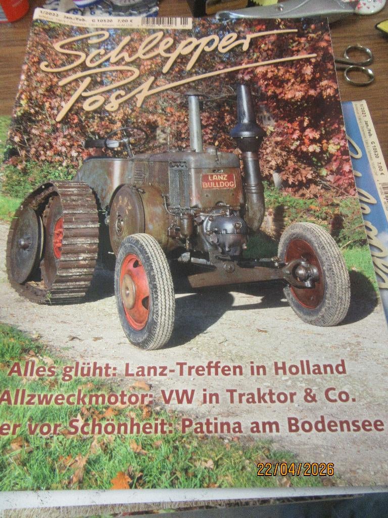 schlepper post  tractor tijdschrift  landbouw  trekker, Ophalen of Verzenden, Gelezen, Overige typen