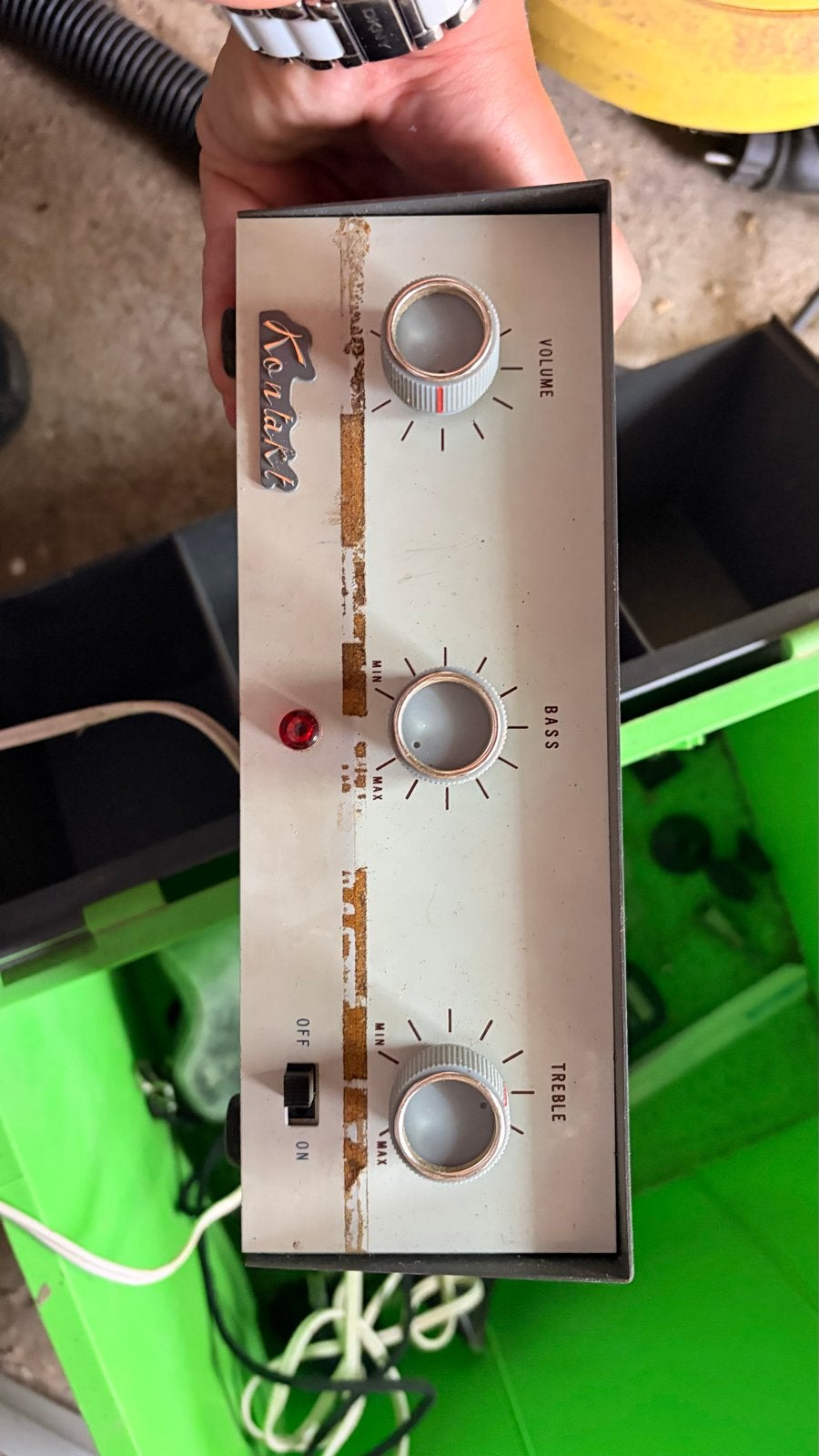 Vintage Kentaki Versterker - Klassieke Audio, Overige merken, Ophalen of Verzenden, Minder dan 60 watt, Gebruikt