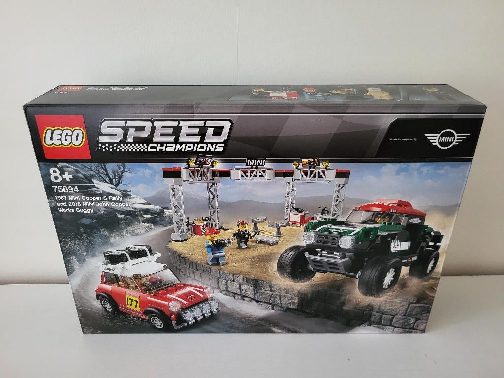 Lego 75894 - 1967 Mini Rally & 2018 Buggy - Nieuw in doos, Lego, Nieuw, Complete set, Speed Champions