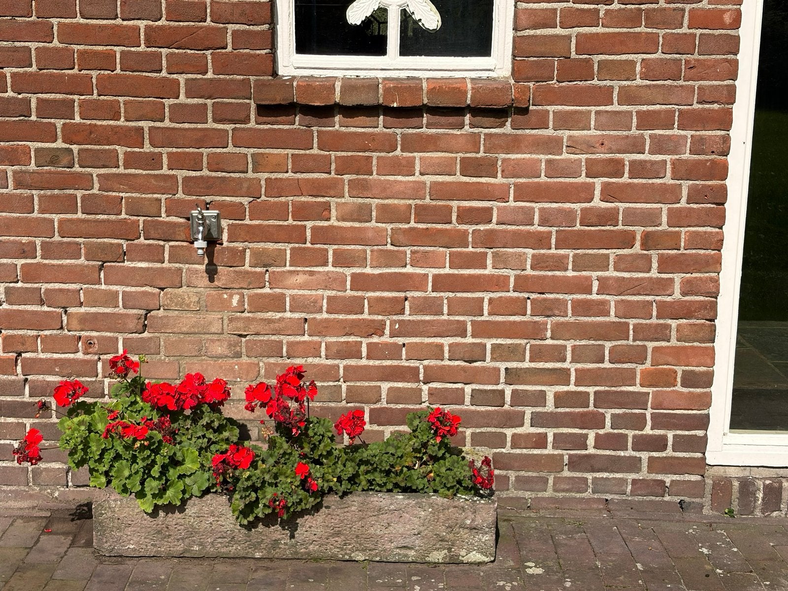Antieke Bentheimer trog, natuurstenen bloembak 3X, Ophalen, Steen, Minder dan 30 cm, 100 cm of meer
