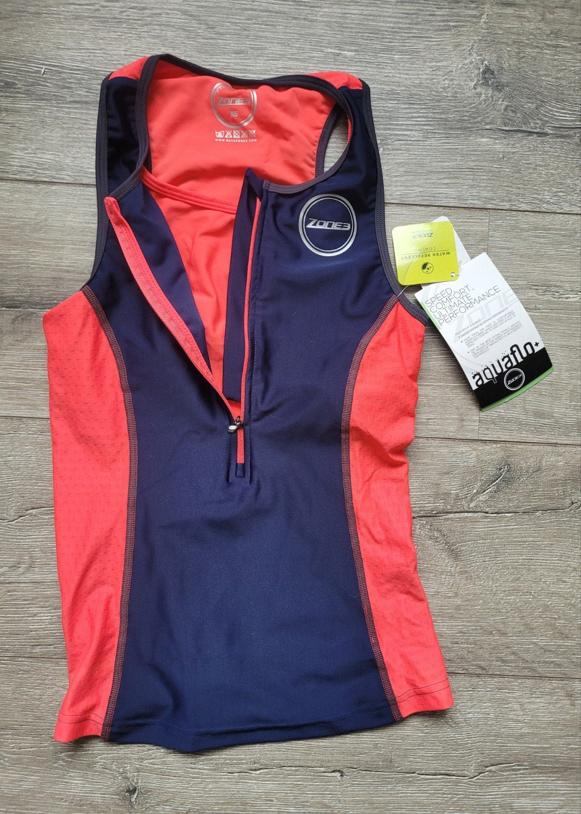 Nieuwe Zone3 Aquaflow tri top dames maat XS, Ophalen of Verzenden, Nieuw, Maat 34 (XS) of kleiner, Fitness of Aerobics