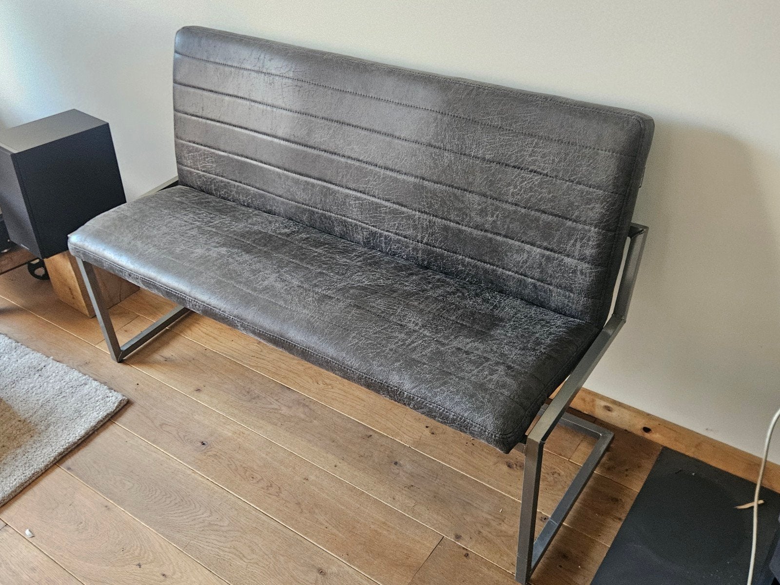 industriële eetkamerbank sledebank, Ophalen, Minder dan 75 cm, Minder dan 150 cm