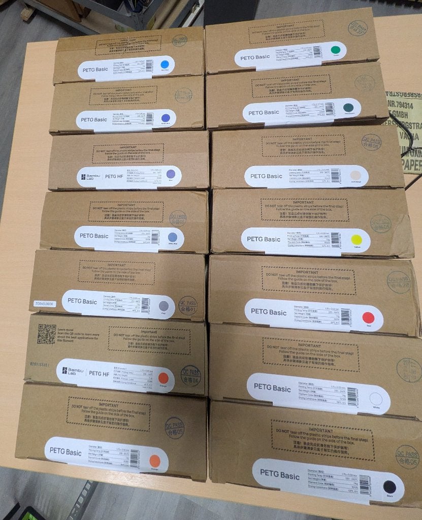 Bambulab PETG basic matte filament refill 15,50 spool 18,50, Computers en Software, Ophalen of Verzenden, Nieuw, Filamentrollen
