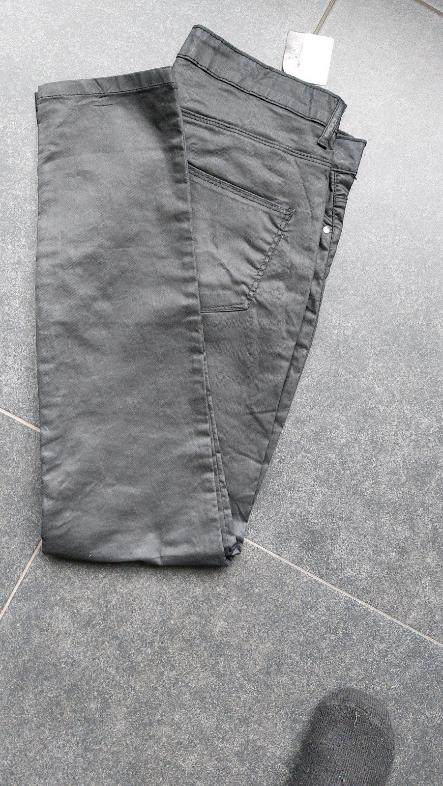 lederlook nieuw maat:L, Zwart, Maat 42/44 (L), Nieuw, Ophalen of Verzenden