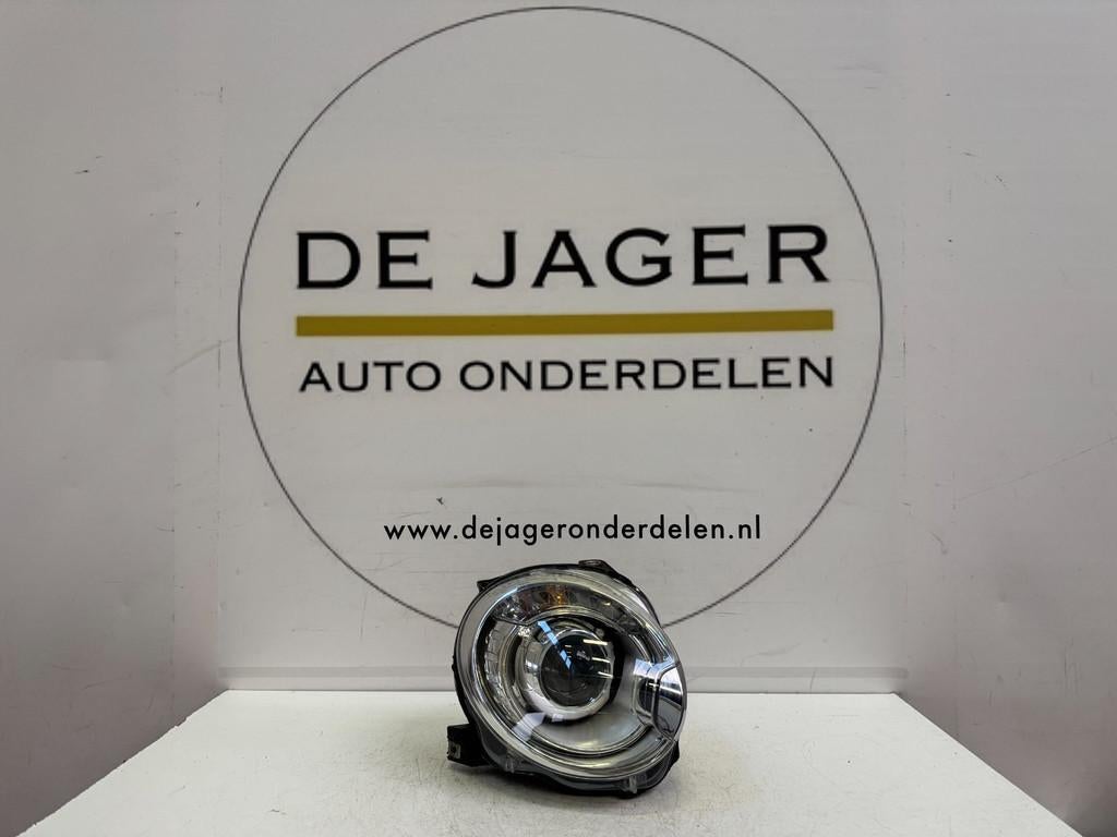 FIAT 500 ABARTH XENON KOPLAMP COMPLEET RECHTS 52088873, Auto-onderdelen, Verlichting, Gebruikt, Stellantis Europe S.p.A., Ophalen of Verzenden
