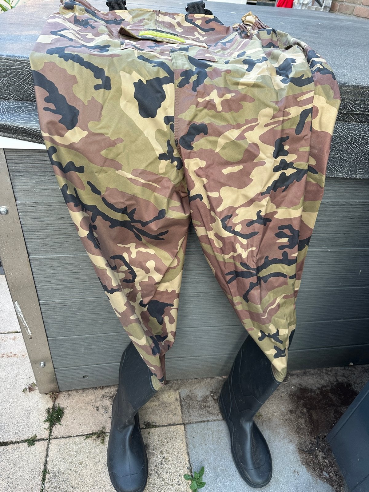Ultimate waadpak camouflage - Maat XL - 44, Ophalen of Verzenden, Gebruikt, Kleding