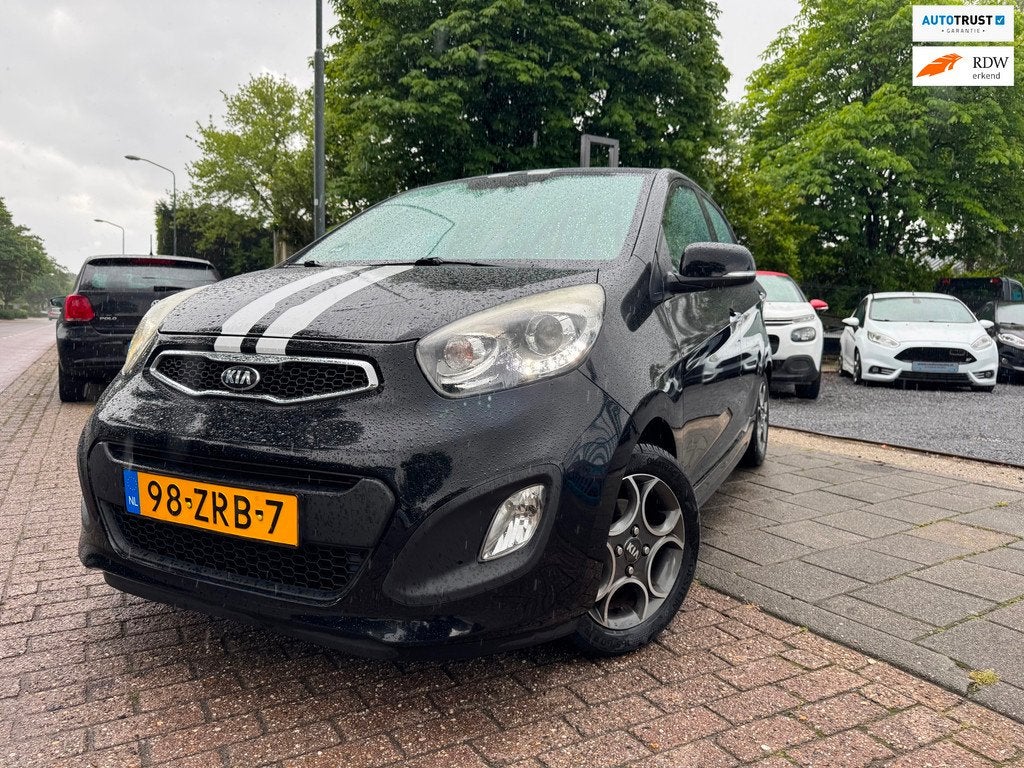 Kia Picanto 1.0 CVVT Design A-C Elek Pakket Led Lmv Pdc, Voorwielaandrijving, Euro 5, Stof, Gebruikt