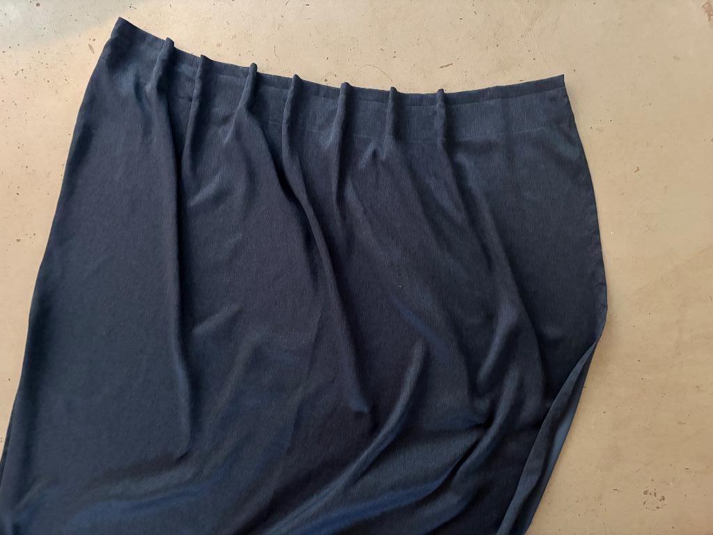 Gordijnen donkerblauw, Ophalen, Gebruikt, 200 cm of meer, 200 cm of meer