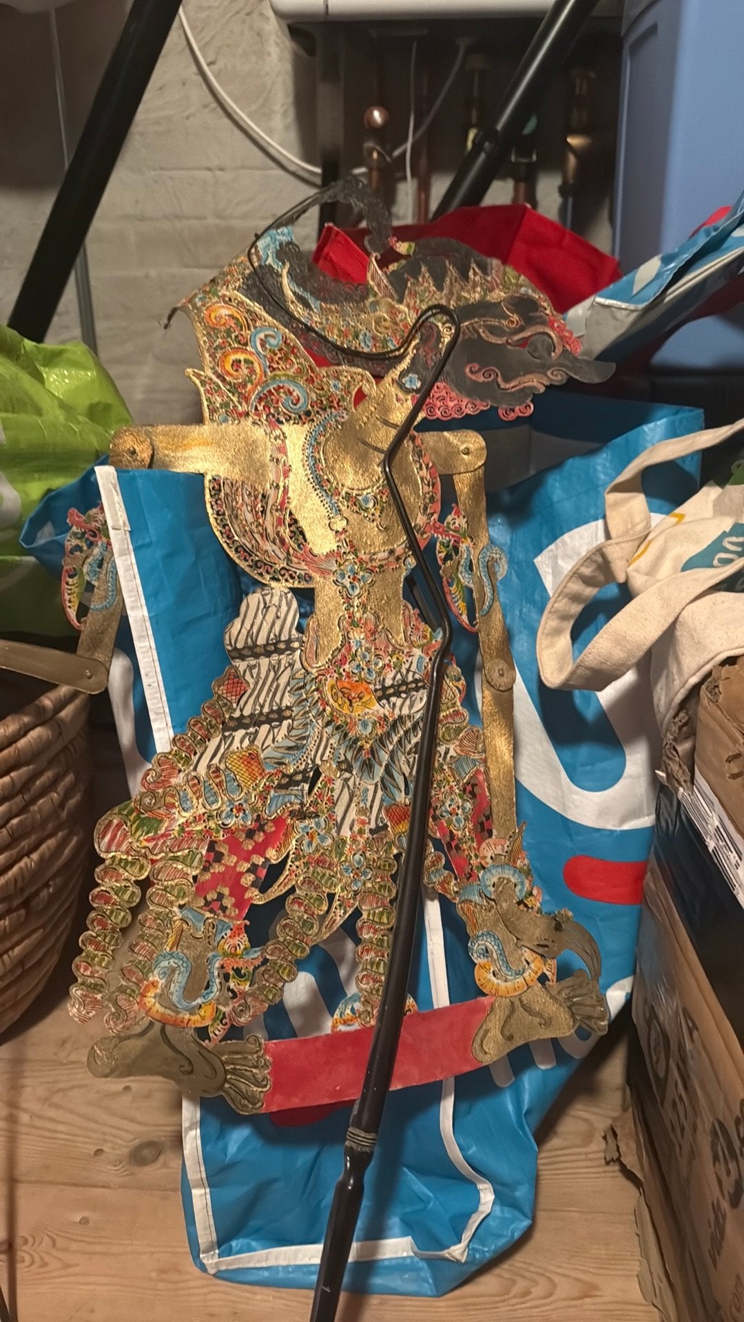Indonesiche wajang kulit pop, Antiek en Kunst, Ophalen of Verzenden