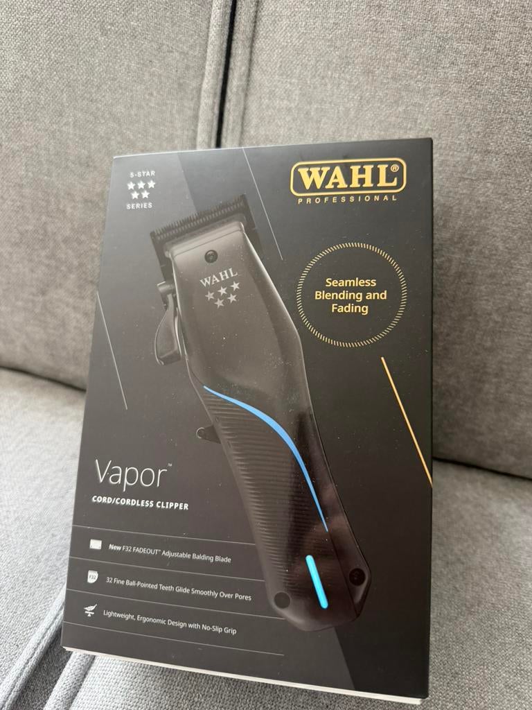 Wahl Vapor Cord/Cordless Clipper Tondeuse, Ophalen of Verzenden, Zo goed als nieuw, Tondeuse