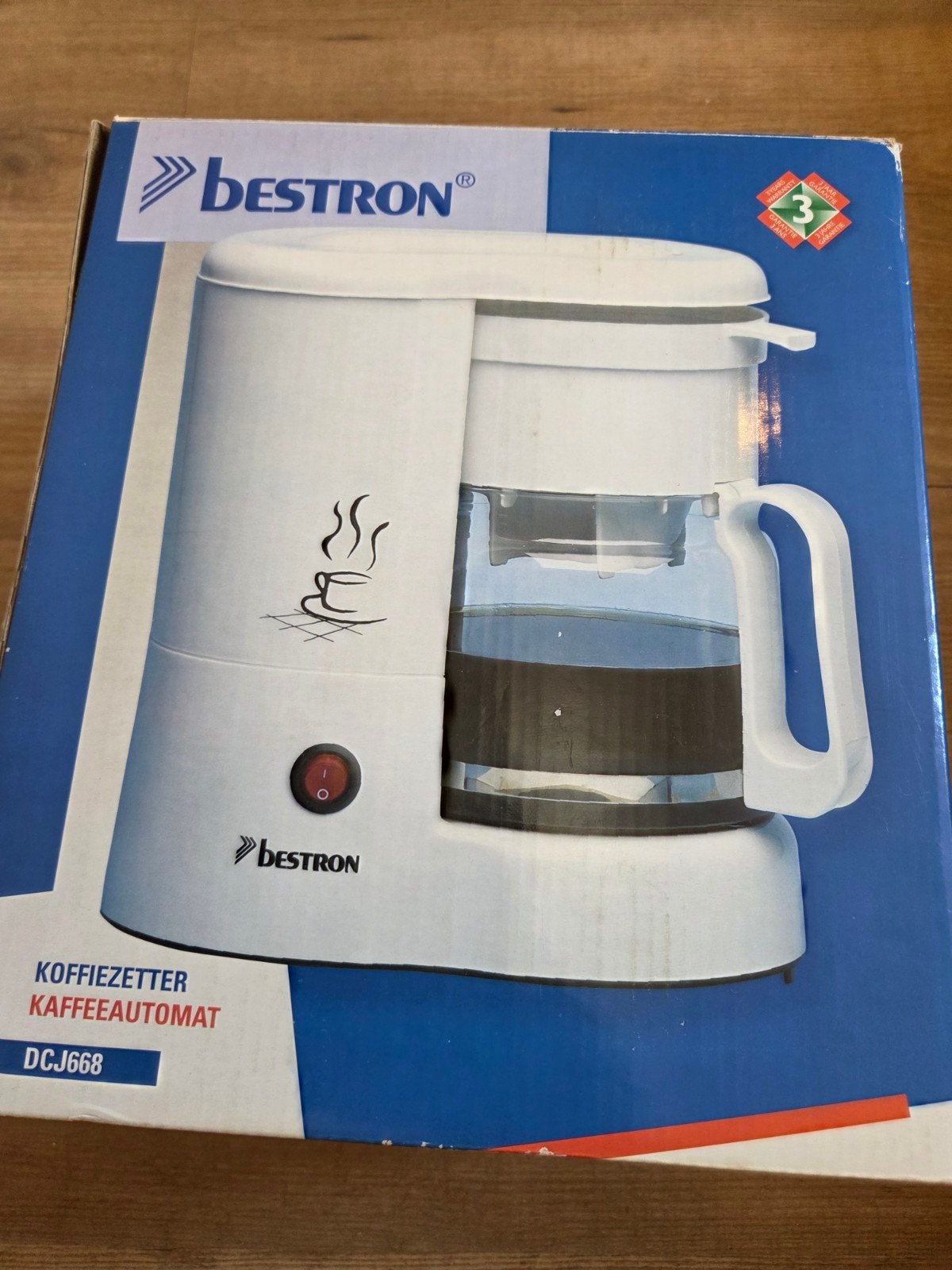 Bestron DCJ668 Koffiezetapparaat - Nieuw in doos, Afneembaar waterreservoir, 10 kopjes of meer, Gemalen koffie, Ophalen of Verzenden